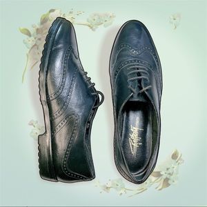 RAFFERTY | Rare Vtg Black Leather Academia Oxfords